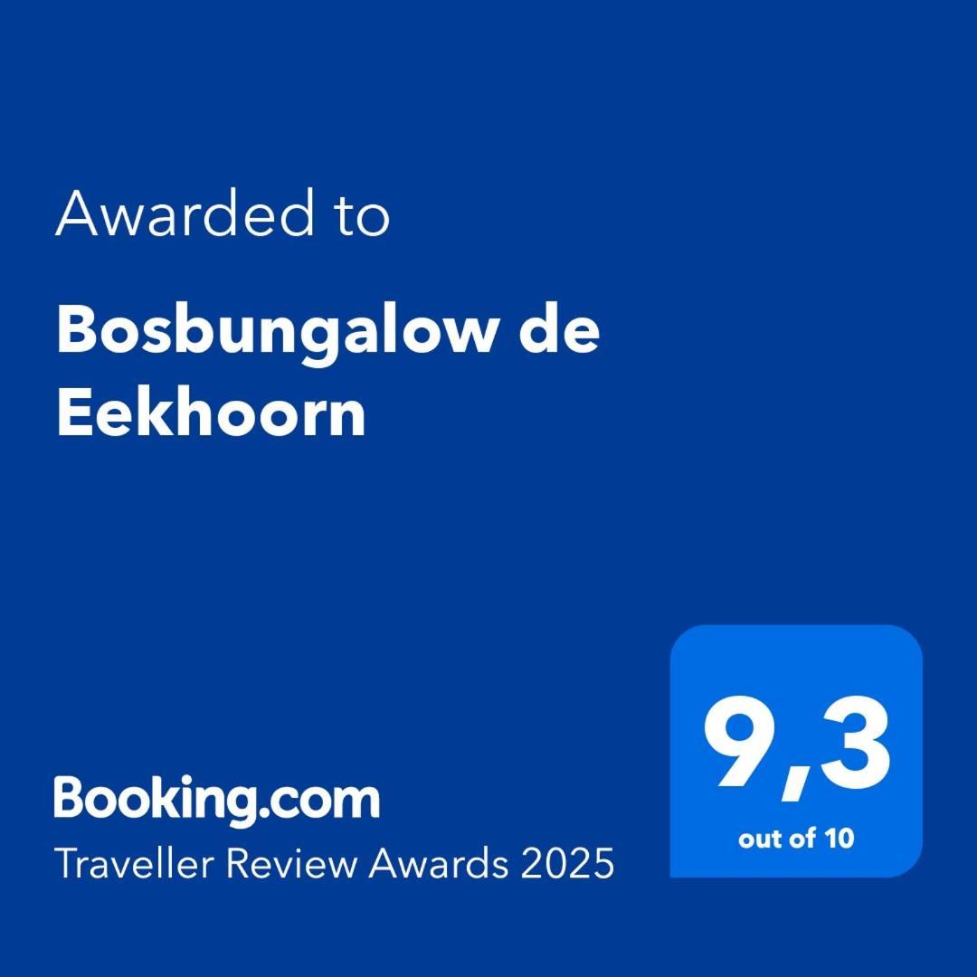 Bosbungalow De Eekhoorn Nunspeet Eksteriør billede